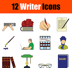 Image showing Writer Icon Set