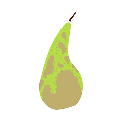 Image showing Icon Of Pear In Ui Colors