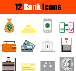 Image showing Bank Icon Set