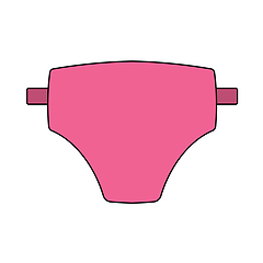 Image showing Diaper Icon