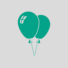 Image showing Two Balloons Icon