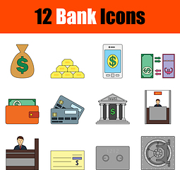 Image showing Bank Icon Set