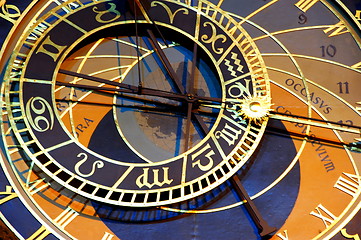 Image showing astronomical clock