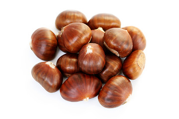 Image showing edible chestnuts