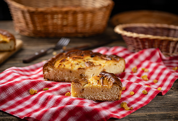 Image showing Casserole pie of cottage cheese