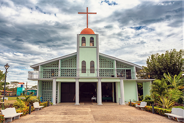 Image showing Church Parroquia San Juan Bautista, Carrillo, Guanacaste, Costa Rica