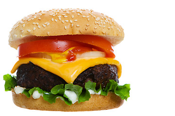 Image showing Cheese burger