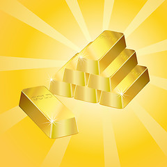 Image showing Gold bars