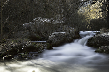 Image showing flowing mountain river in Apuseni