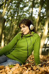 Image showing Listening Music