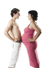 Image showing Couple expecting a baby