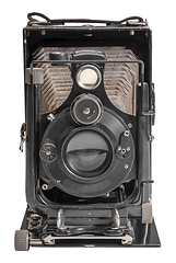 Image showing historic folding camera