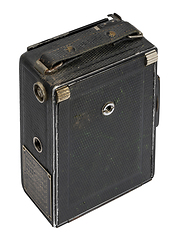 Image showing historic folding camera