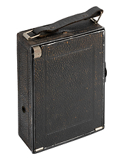 Image showing historic folding camera