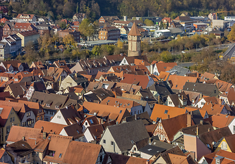 Image showing Wertheim aerial view