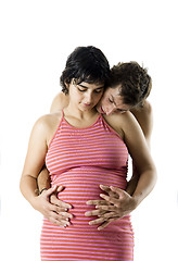 Image showing Couple expecting a baby