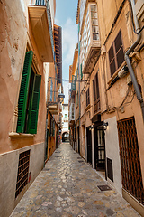 Image showing Palma de Mallorca old town, Balearic Islands Spain.