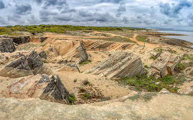 Image showing Necropolis de Son Real, Can Picafort, Balearic Islands Mallorca Spain.