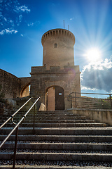Image showing Bellver Castle in Palma de Mallorca, Balearic Islands Mallorca Spain.