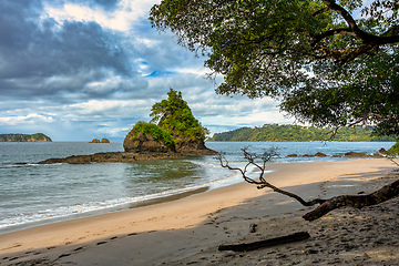 Image showing Playa in Manuel Antonio National Park, Costa Rica wildlife.