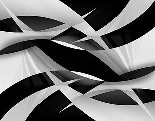 Image showing Abstract Swooshes