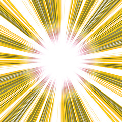 Image showing Bright Golden Vortex