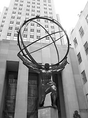 Image showing Atlas Statue