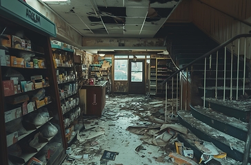 Image showing Relic of retail in decay