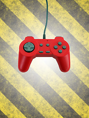 Image showing game controller w clipping path 