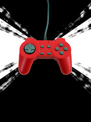 Image showing game controller w clipping path 