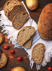 Image showing Artisan sliced toast bread