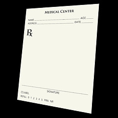 Image showing prescription pad