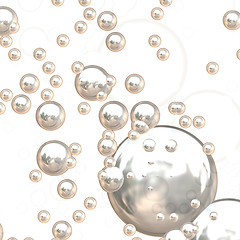 Image showing 3D Chrome Bubbles