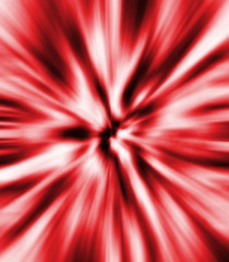 Image showing red zoom blur