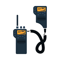 Image showing Police Radio Icon