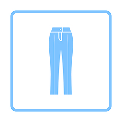 Image showing Business Woman Trousers Icon