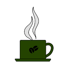 Image showing Smoking Cofee Cup Icon