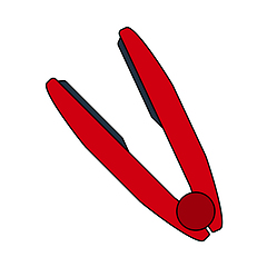 Image showing Hair Straightener Icon