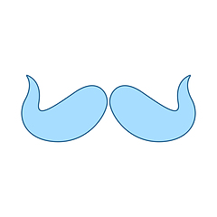 Image showing Poirot Mustache Icon