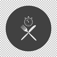 Image showing Fast Lunch Icon