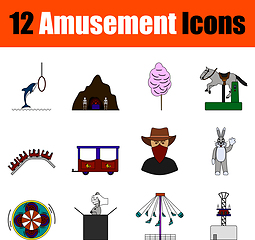 Image showing Amusement Icon Set