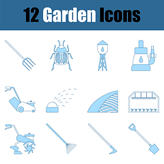 Image showing Garden Icon Set