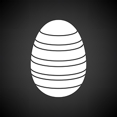 Image showing Easter Egg With Ornate Icon