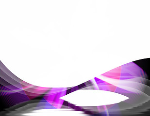 Image showing Abstract Purple Swirl