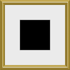 Image showing gold photo frame