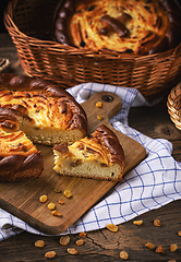 Image showing Freshly baked apple pie