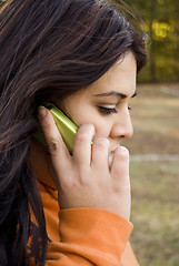 Image showing cell phone conversation