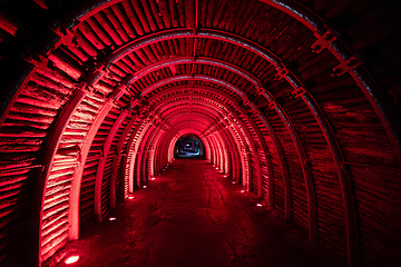 Image showing Underground Catedral de Sal (Salt Cathedral) of Zipaquira, Colombia.