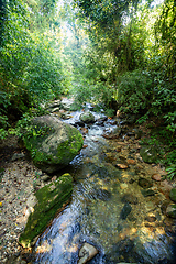 Image showing Landscape of Sierra Nevada mountains, Colombia wilderness landscape.