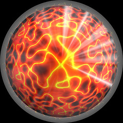 Image showing Fiery Electricity